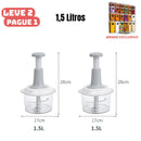 [Leve 2 Pague 1] Moedor Manual Multiuso PrimeMix 5 em 1 + BRINDE: Kit 15 Potes Herméticos De Vidro