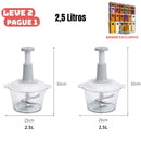 [Leve 2 Pague 1] Moedor Manual Multiuso PrimeMix 5 em 1 + BRINDE: Kit 15 Potes Herméticos De Vidro
