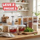[Leve 2 Pague 1] Moedor Manual Multiuso PrimeMix 5 em 1 + BRINDE: Kit 15 Potes Herméticos De Vidro